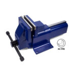Engineer Steel Bench Vice, Straight Jaws I Range