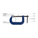 Heavy Duty G-Clamp - Drop Forged - Image 2